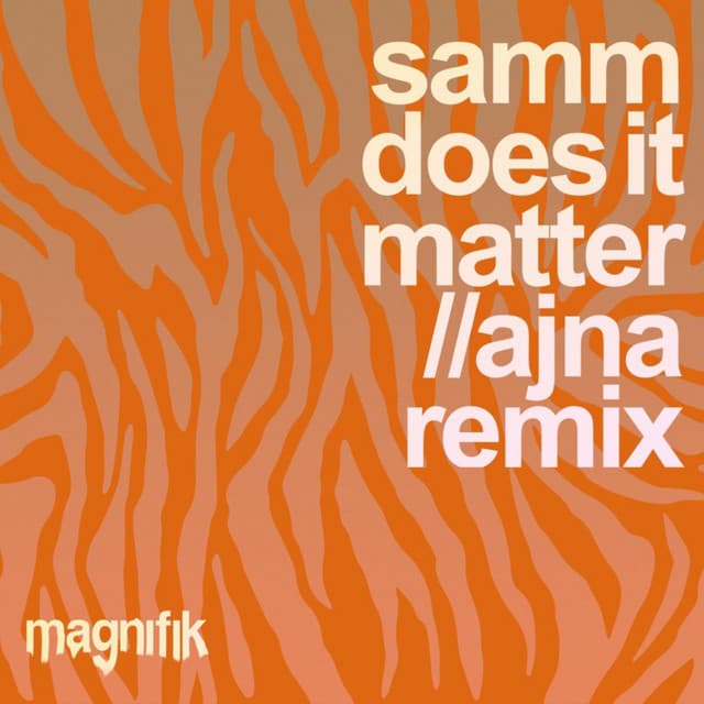 samm (be) - does it matter (ajna (be) remix) cover