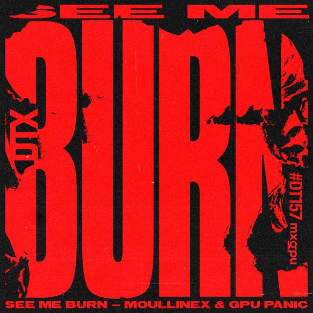 moullinex & gpu panic - see me burn cover