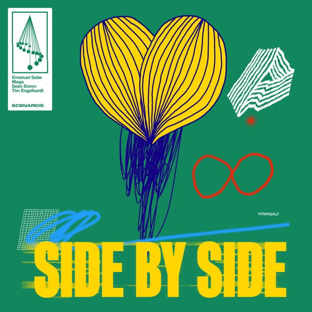 emanuel satie & maga & sean doron & tim engelhardt - side by side cover