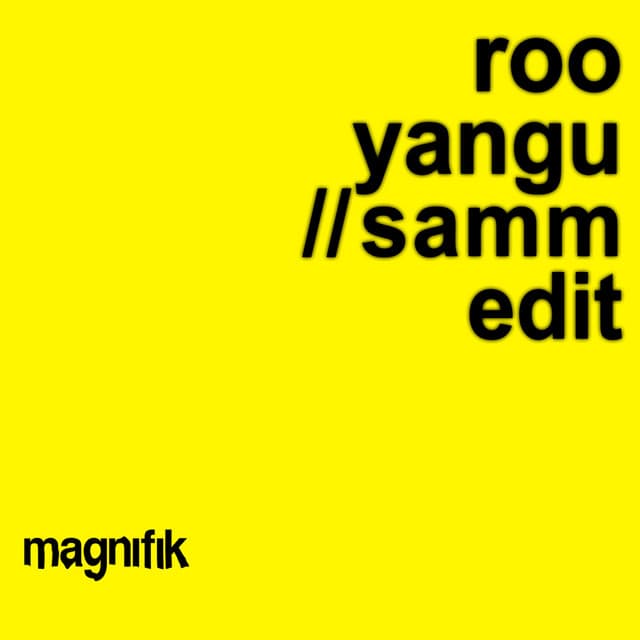 roo (jo) - yangu (samm (be) edit) cover