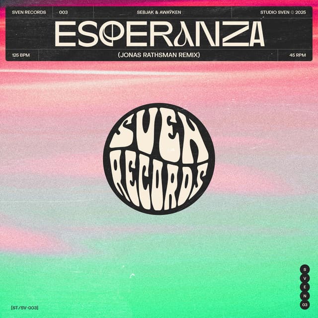 sebjak & awaÿken - esperanza (jonas rathsman remix) cover