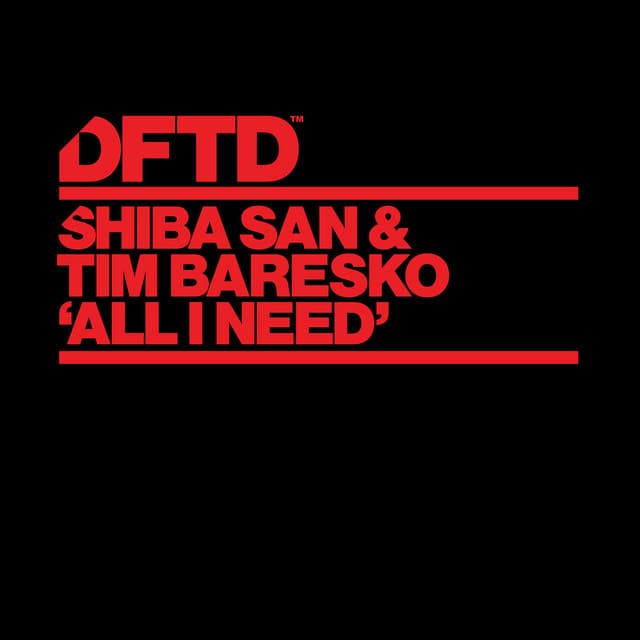 All I Need (Extended Mix) cover
