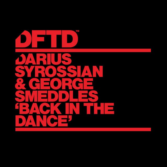 darius syrossian & george smeddles - back in the dance cover