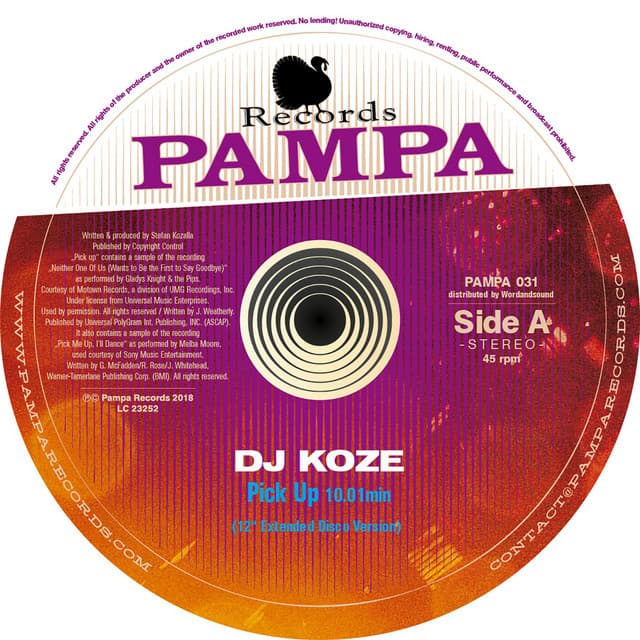 Pick Up (12" Extended Disco Version) cover