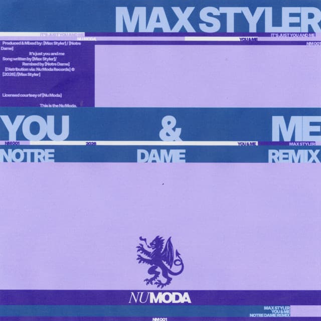 max styler - you & me (notre dame remix) cover