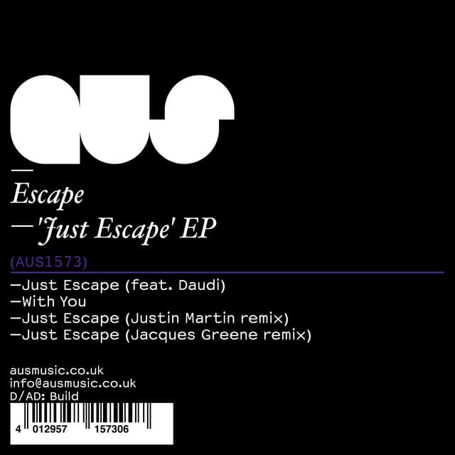 Just Escape (Justin Martin Remix) cover