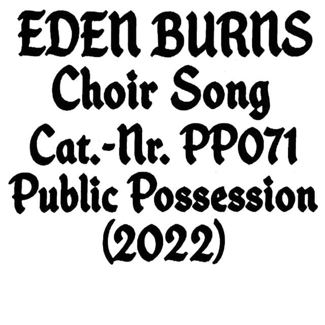eden burns - choir song cover