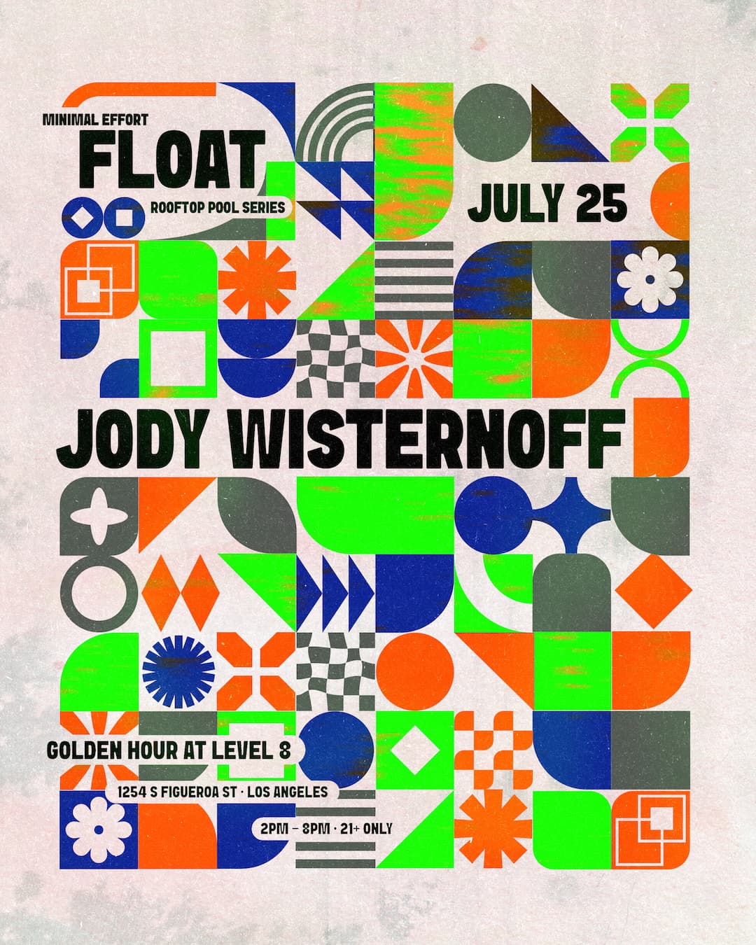 FLOAT Rooftop Pool Party ft. Jody Wisternoff [2-8 PM]