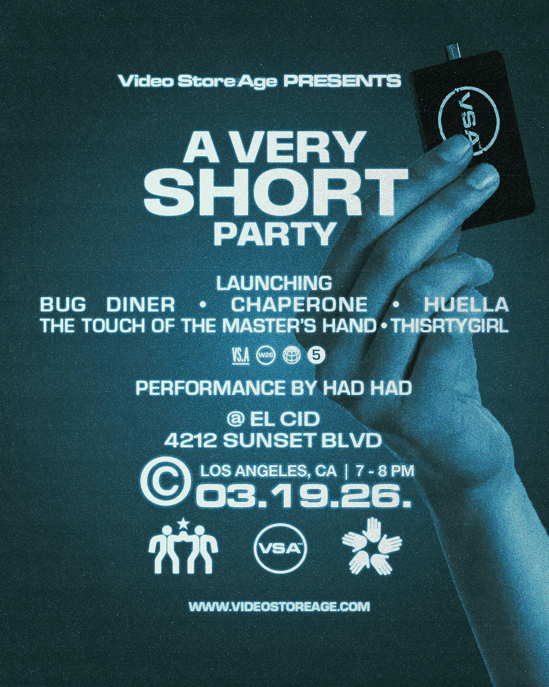 Video Store•Age presents a very short party