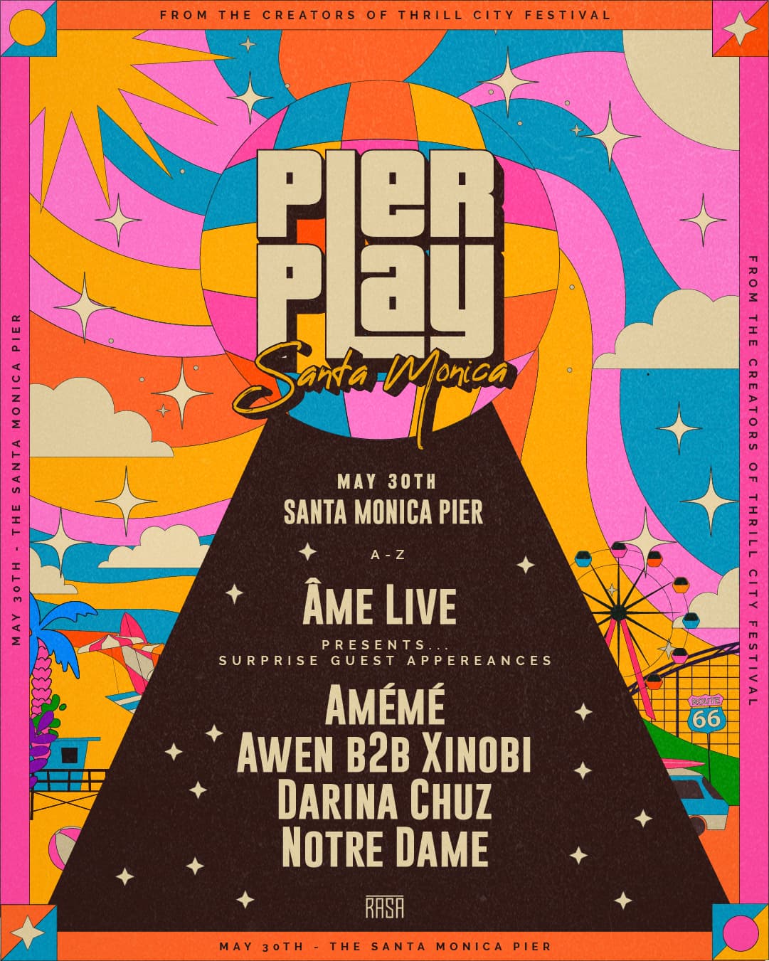 Pier Play feat. Âme (Live) presents... RHYE, AMÉMÉ, Notre Dame + more