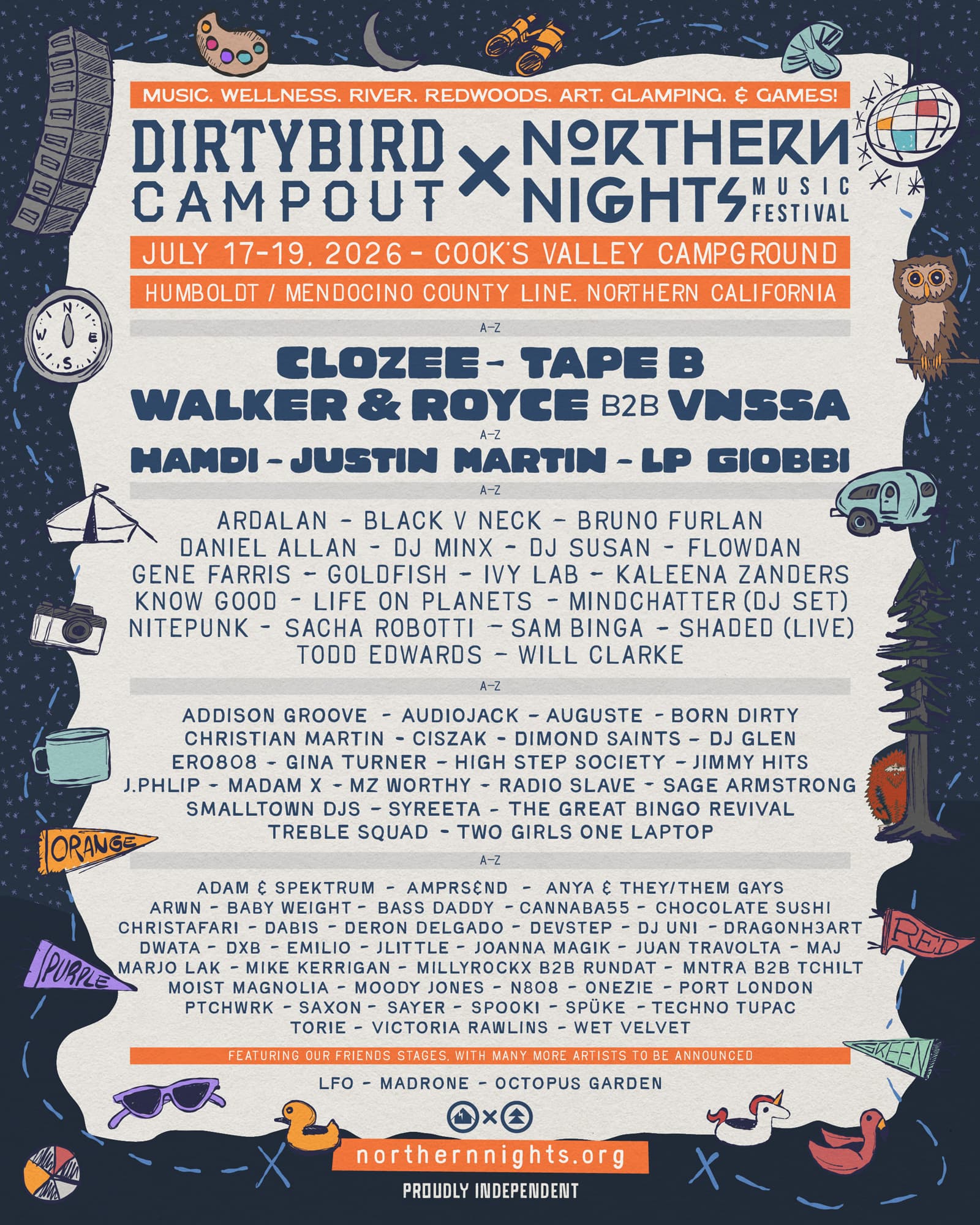 Dirtybird Campout x Northern Nights Music Festival 2026