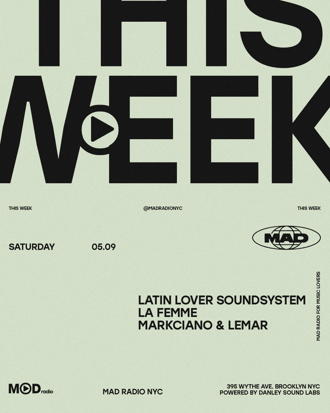 LATIN LOVER SOUNDSYSTEM, La Femme, MARKCIANO & LemAr