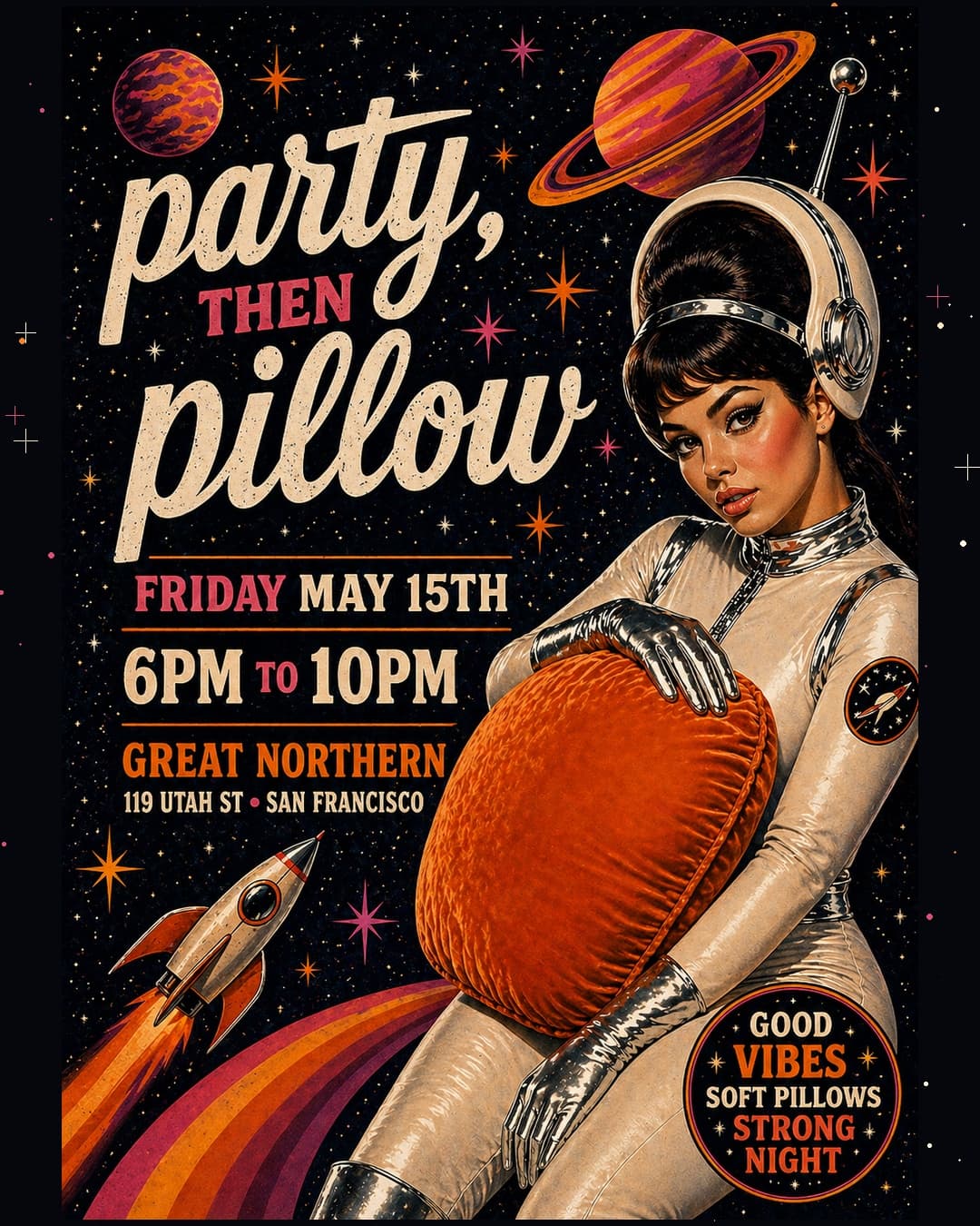 Party, Then Pillow - The Operator - DJ Storia - SHER1E - Hot Tequila