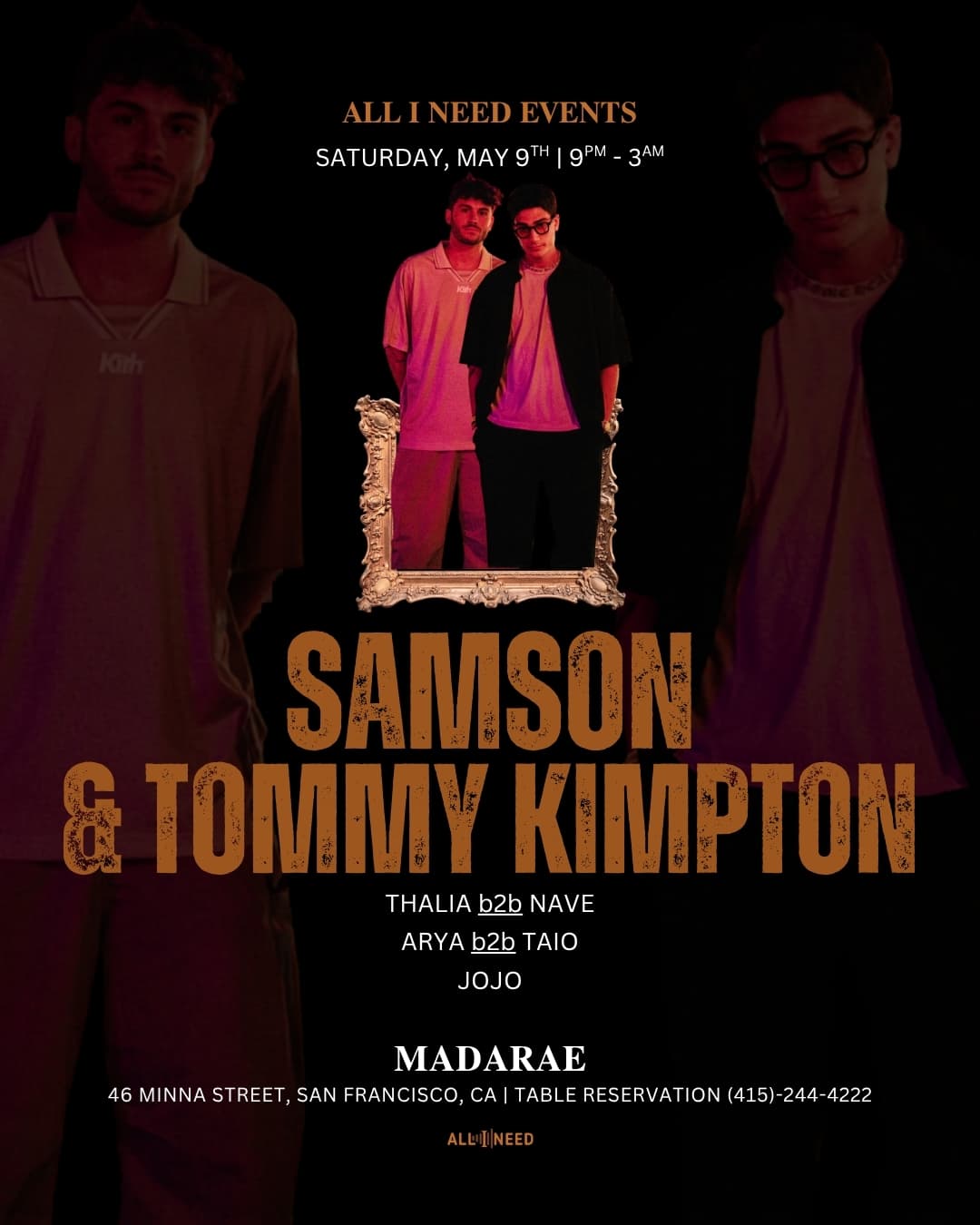 Samson + Tommy Kimpton (Afro House) at MadaRae