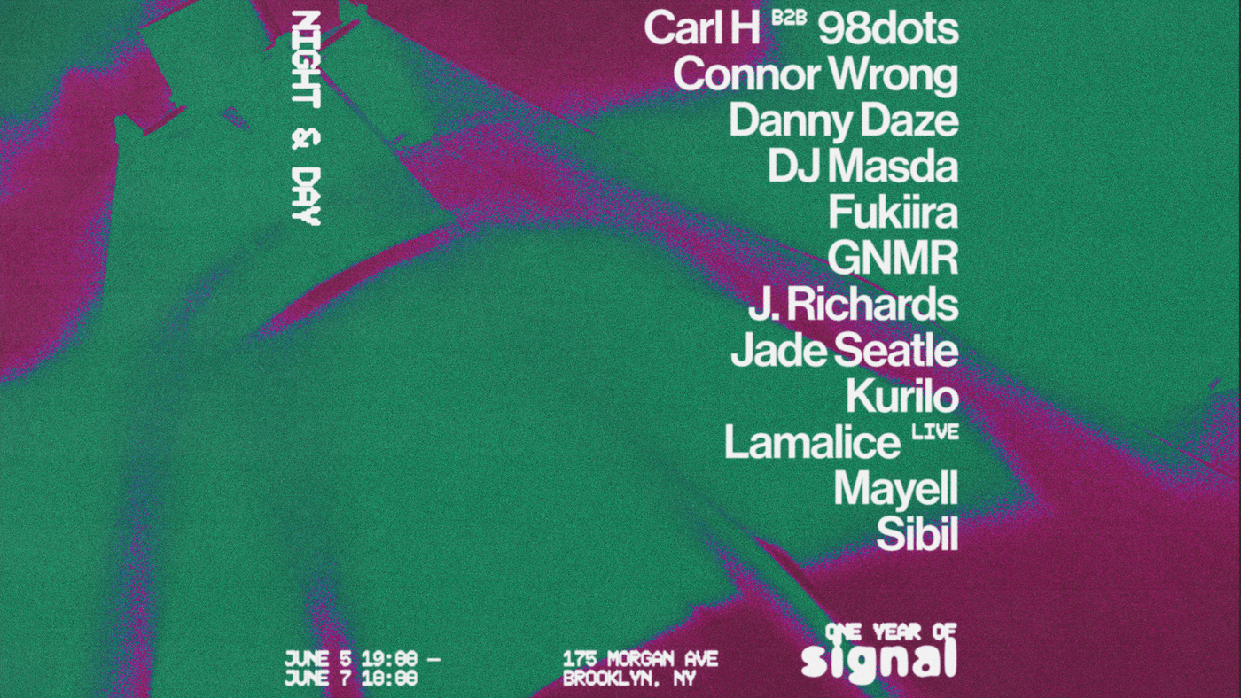 One Year of Signal: Danny Daze, DJ Masda, GNMR, Carl H, Jade Seatle + more