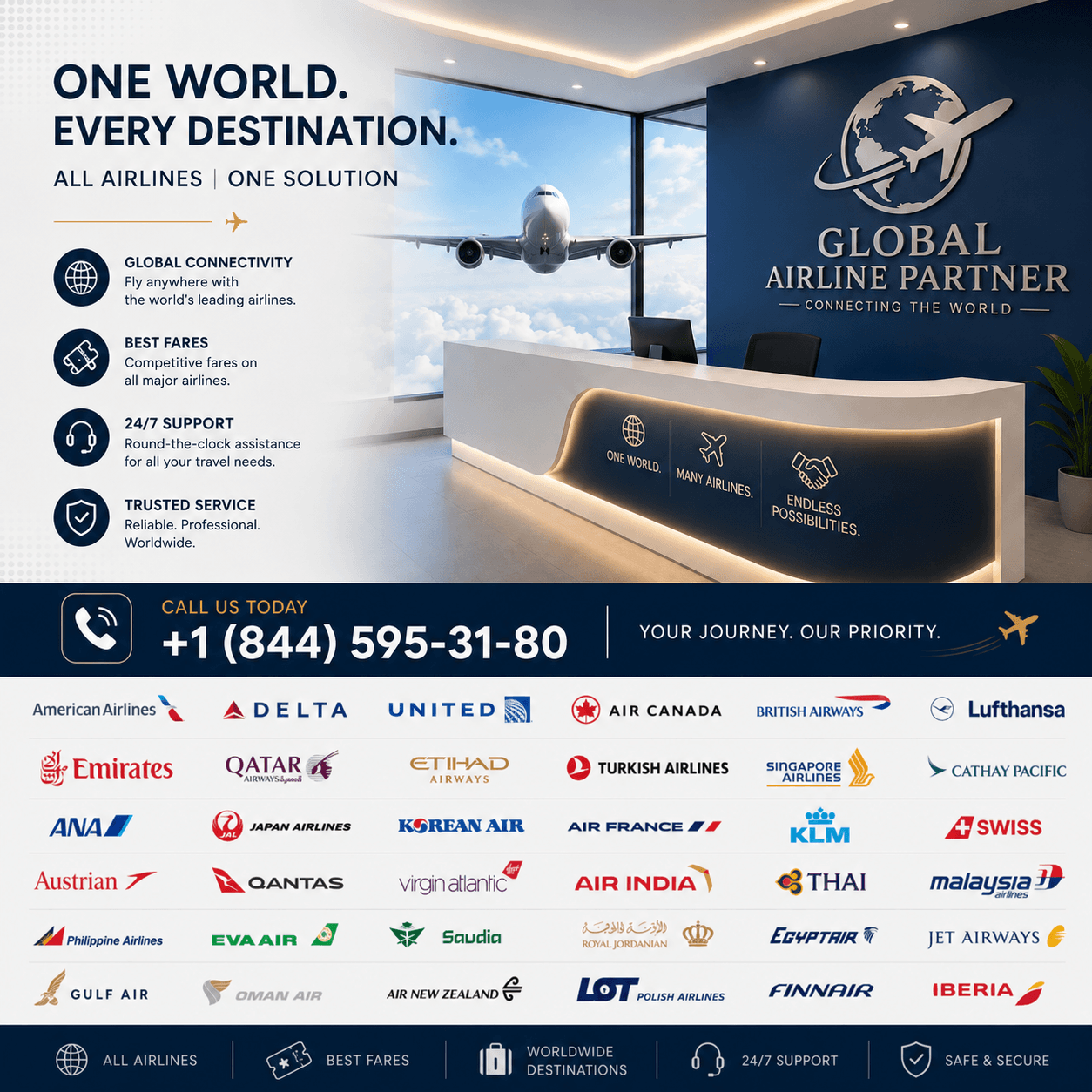 +1 (844) 595-31-80 ➝ United Airlines Delhi Office 2026