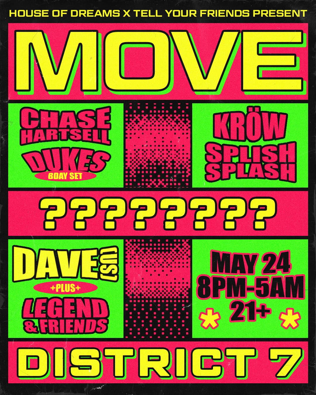 MDW ALL NIGHT LONG HOUSE MUSIC PARTY - HOUSE OF DREAMS X Tell Your Friends