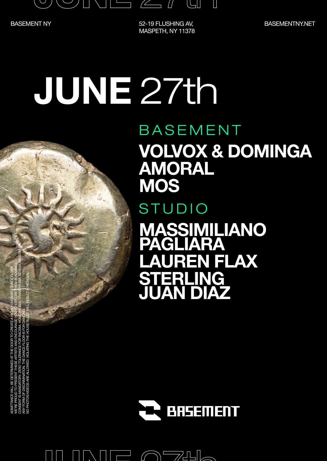 Volvox & Dominga / AMORAL / Mos / Massimiliano Pagliara / Lauren Flax / Sterling Juan Diaz