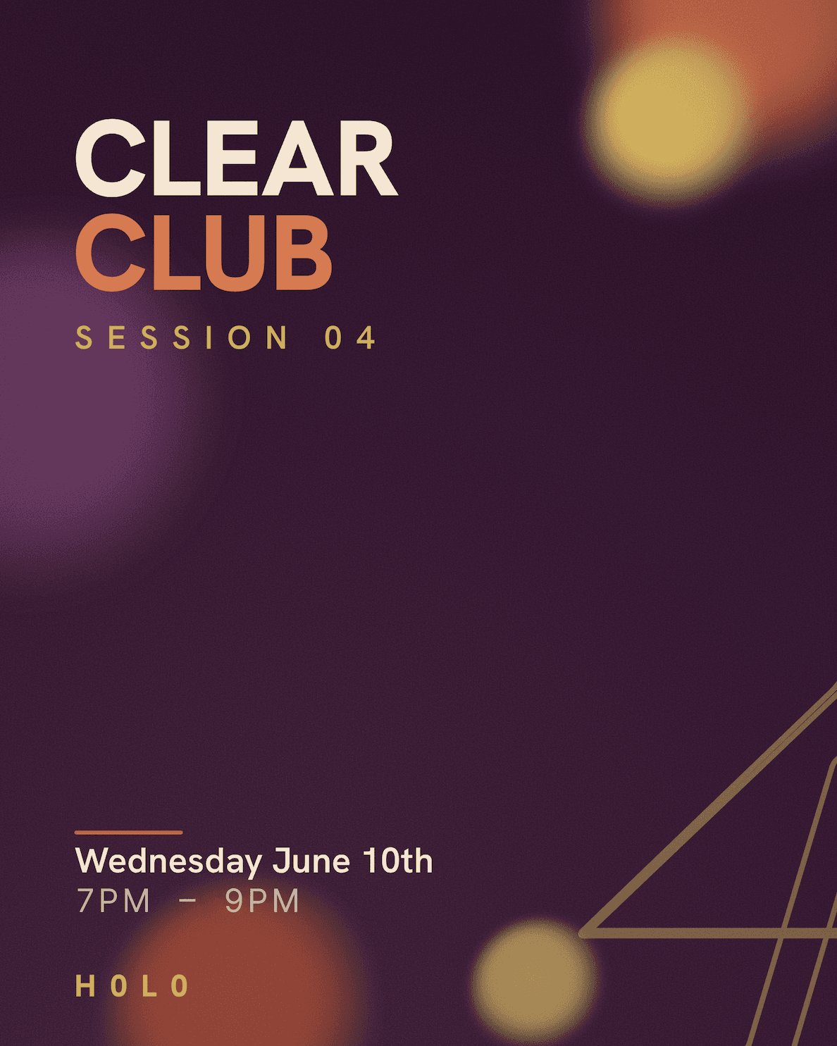 Clear Club Session 4