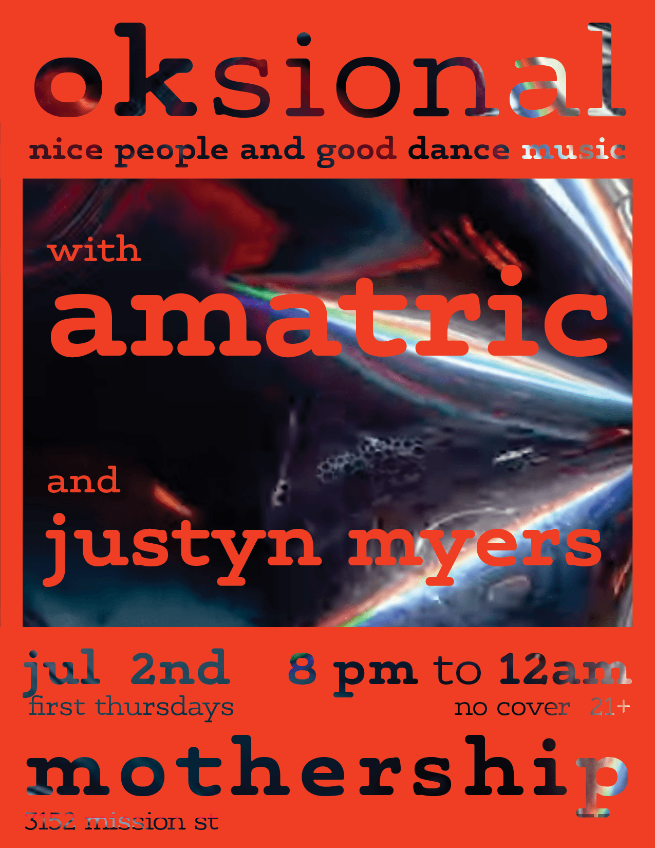 oksional First Thursdays: Amatric
