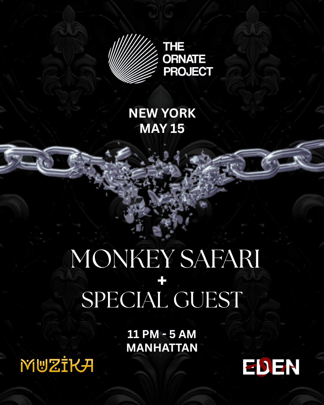 Ornate Project x Muzika: Monkey Safari + Special Guest