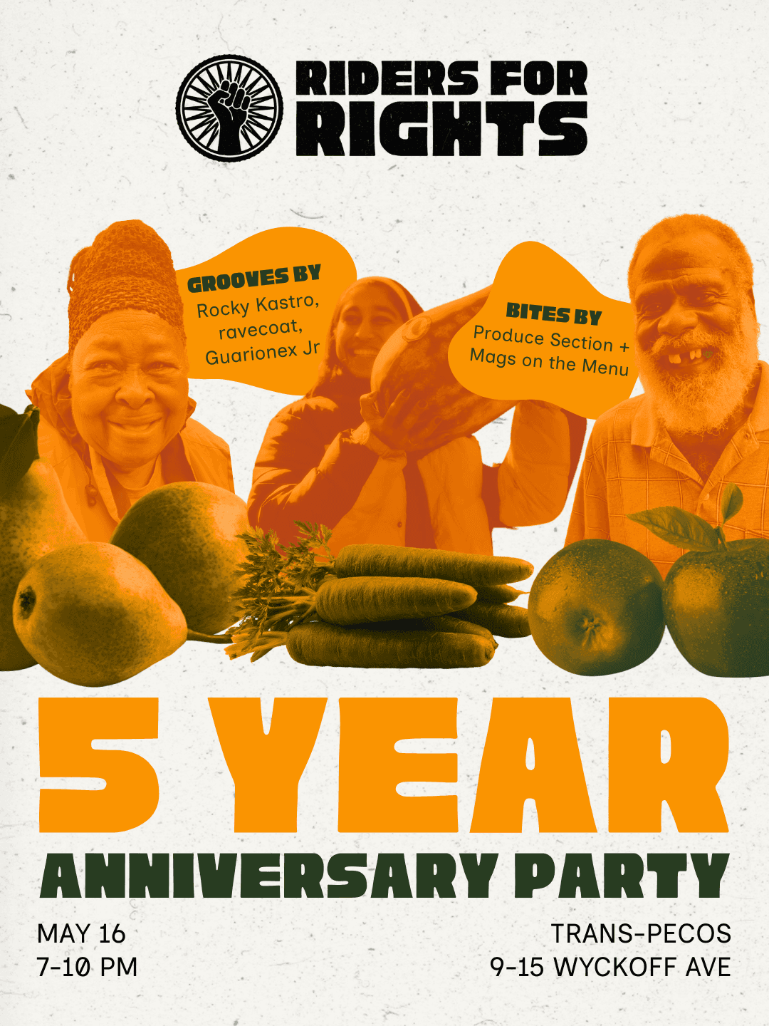 Riders for Rights: 5 Year Anniversary Party
