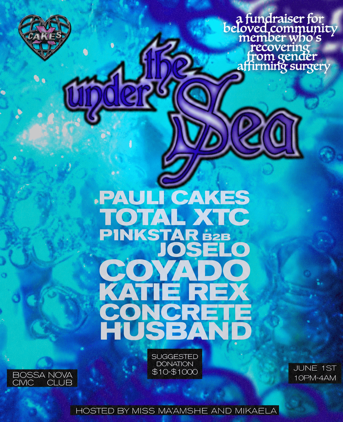 Under The Sea: xcakes fundraiser
