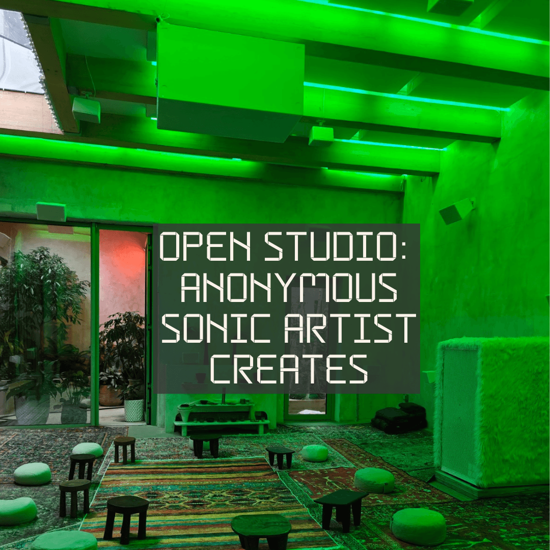 Anonymous Sonic Artist Creates - Open Studio