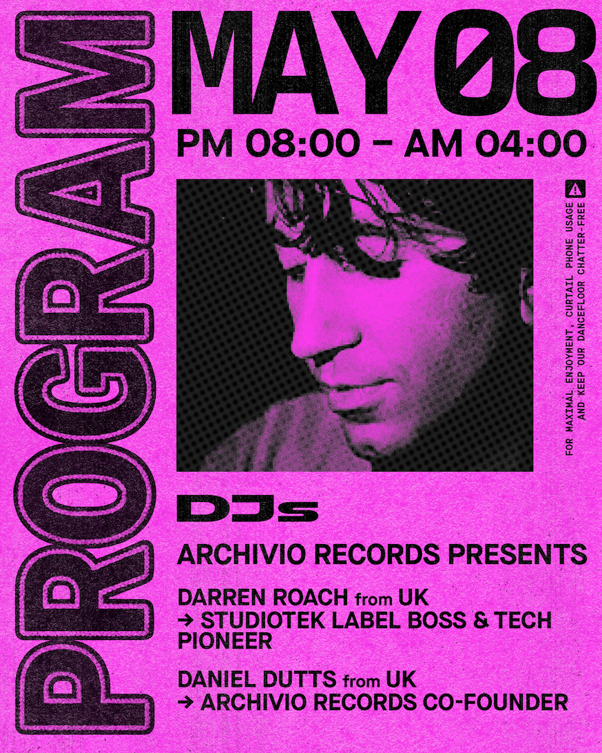 Archivio Records presents: Darren Roach