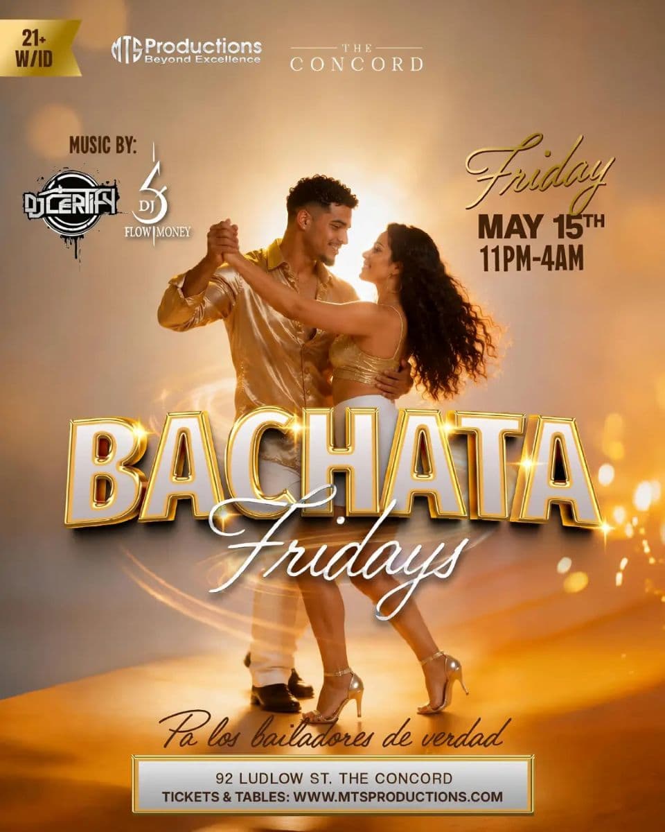Friday Bachata Night - Traditional Bachata - May 15