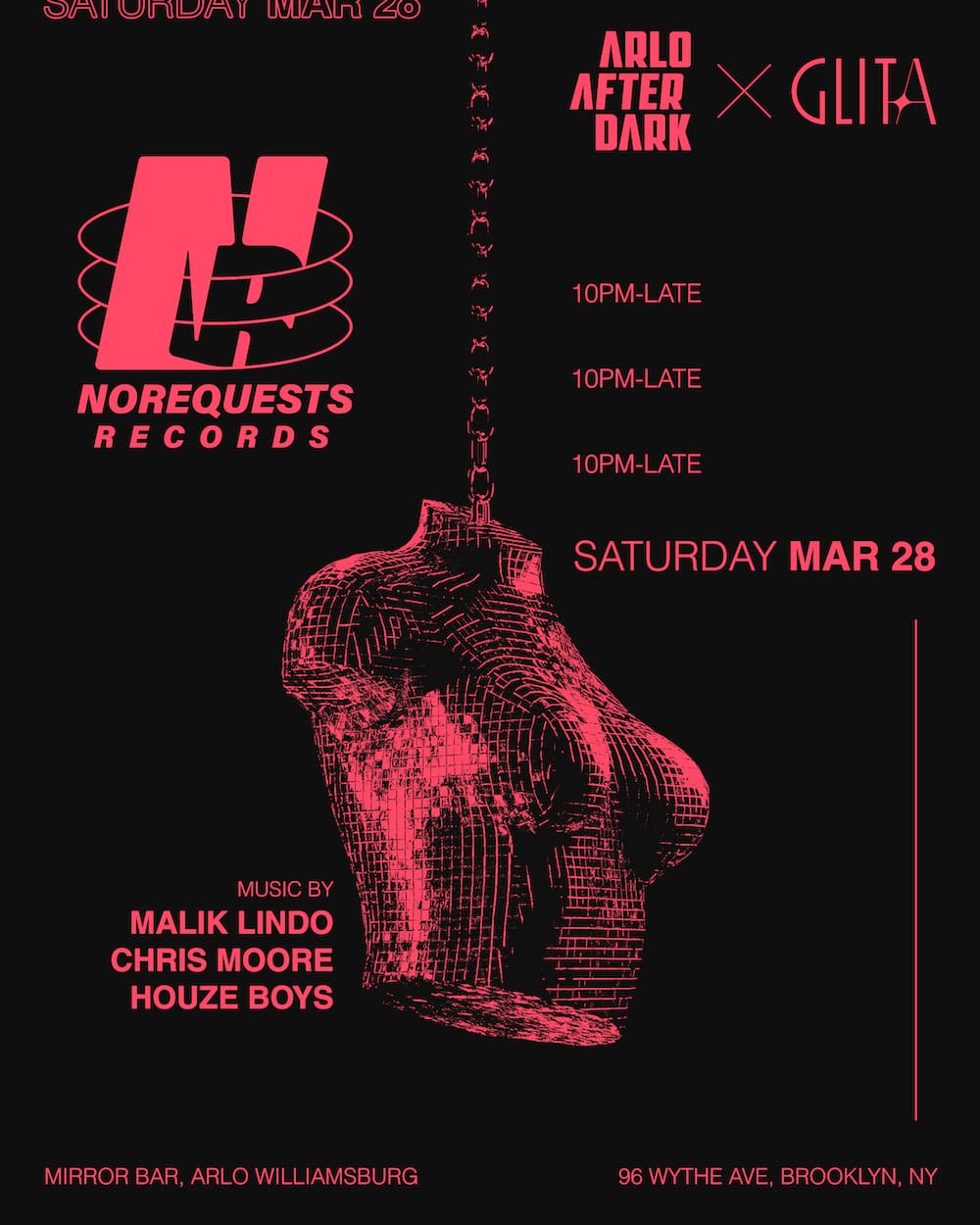 ARLO AFTER DARK X NO REQUESTS