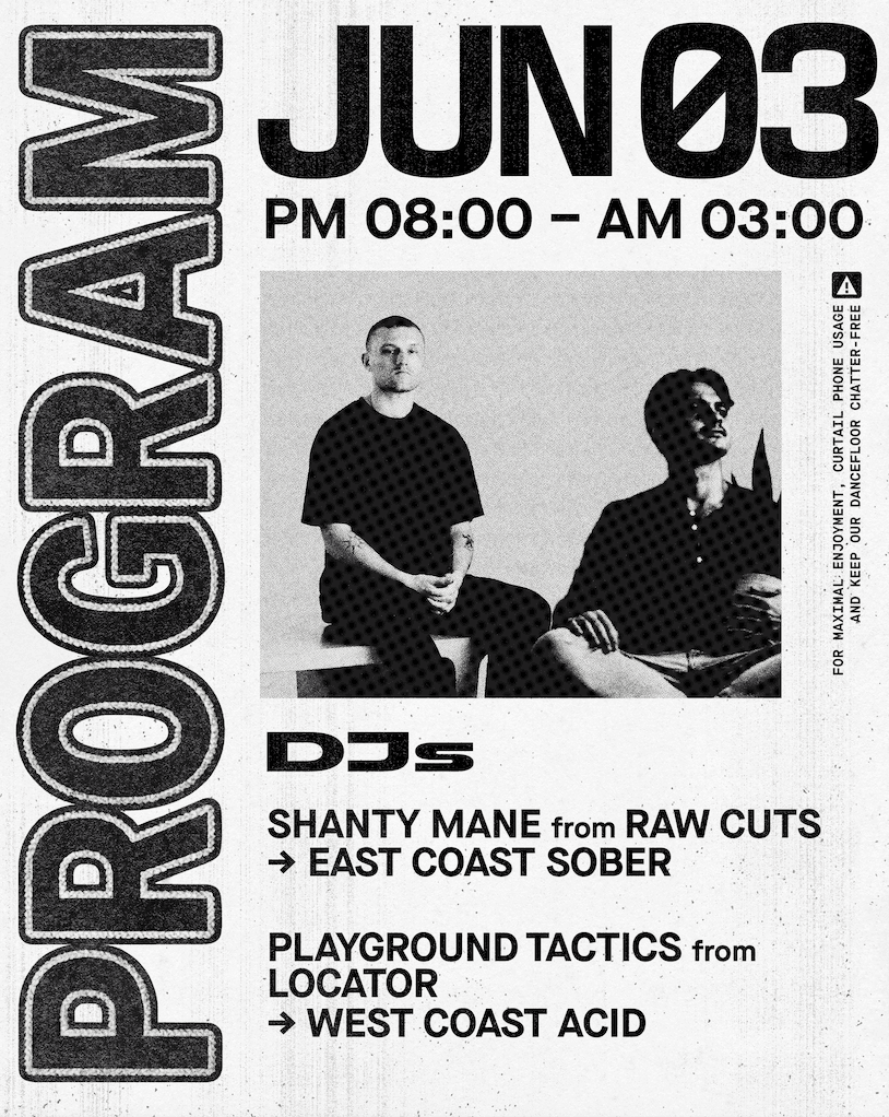 Outer Heaven presents: shanty mane + Playground Tactics
