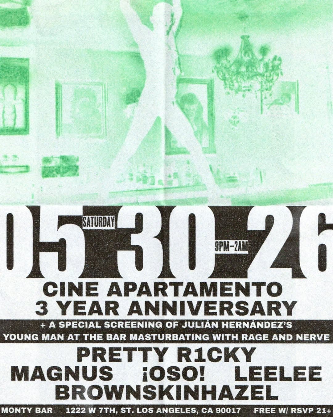 CINE APARTAMENTO: 3-Year Anniversary