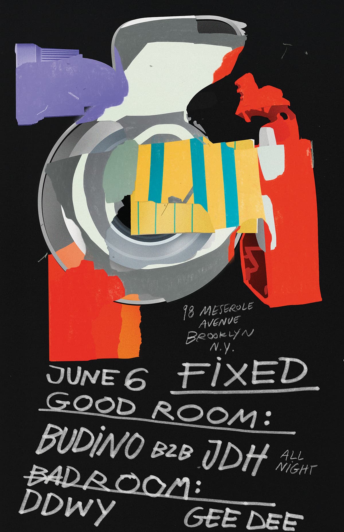 FIXED with Budino b2b JDH (all night), ddwy, Gee Dee