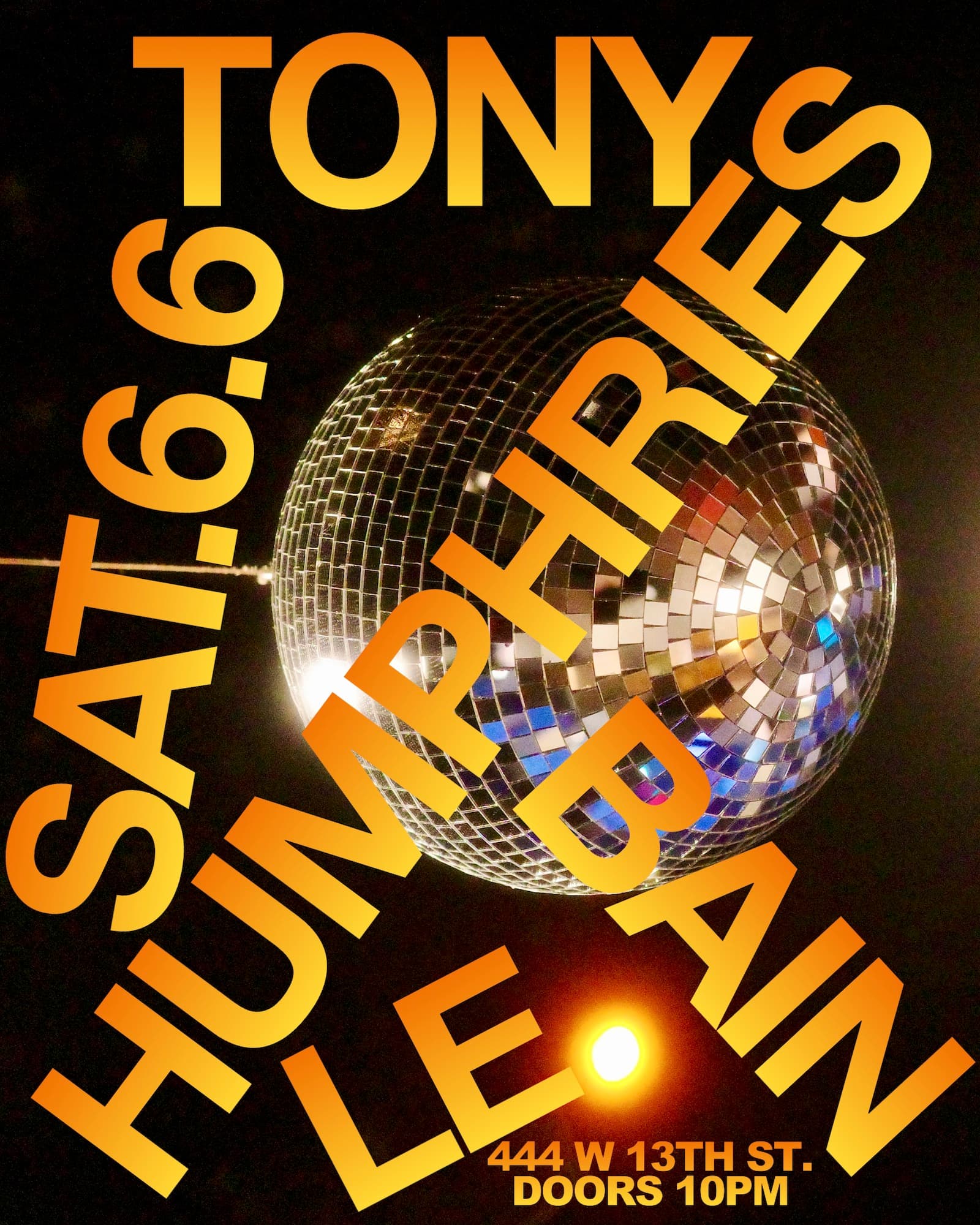 Tony Humphries' Residency