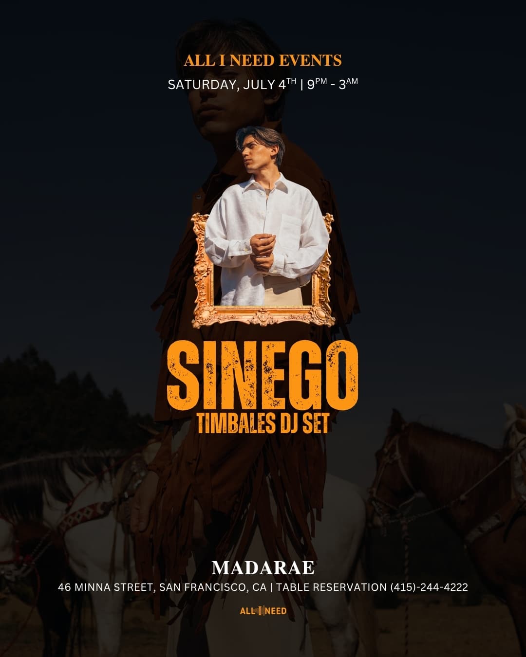 Sinego (Timbales DJ set) at MadaRae