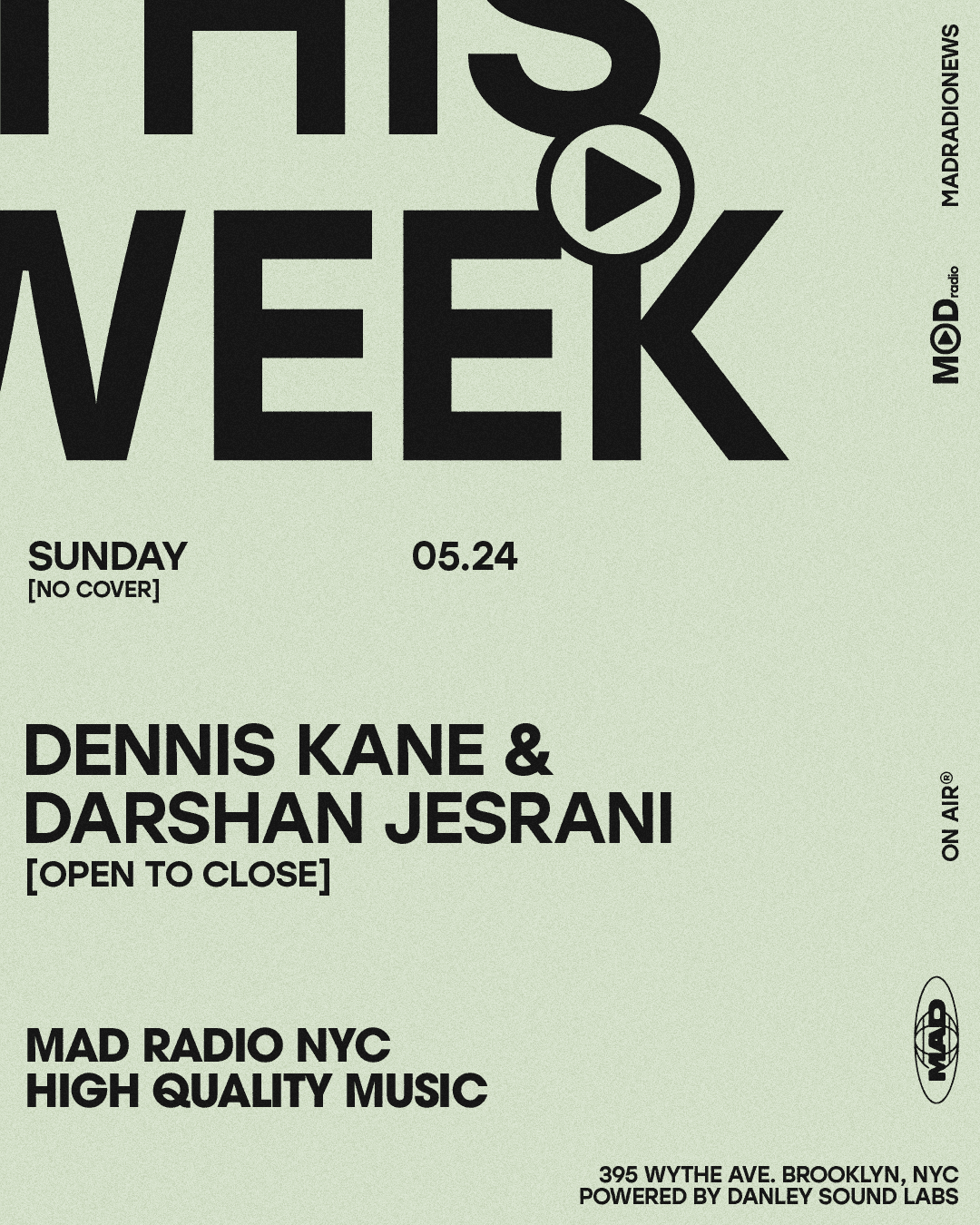 Dennis Kane & Darshan Jesrani [OPEN TO CLOSE]