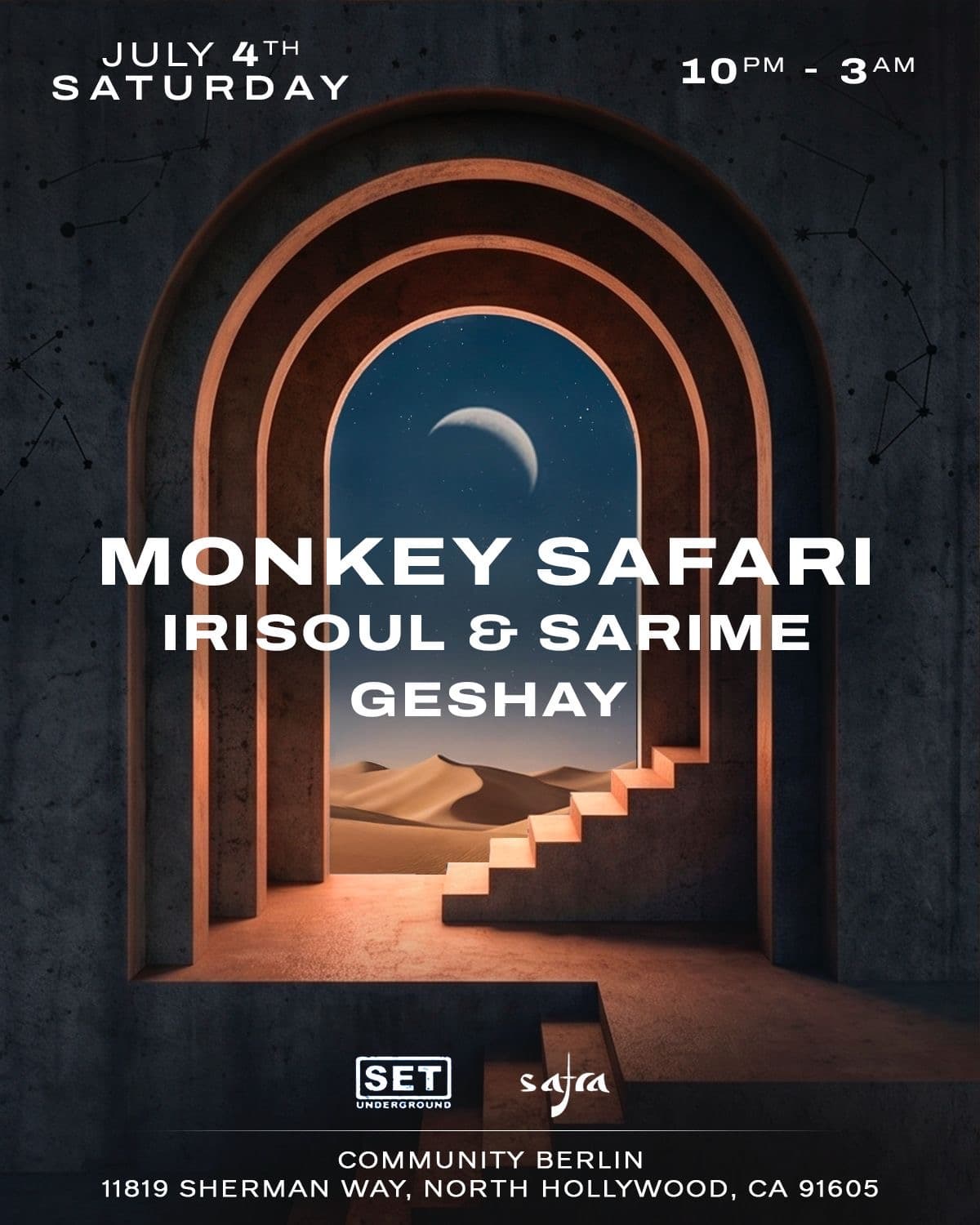 SET & Safra with Monkey Safari in LA