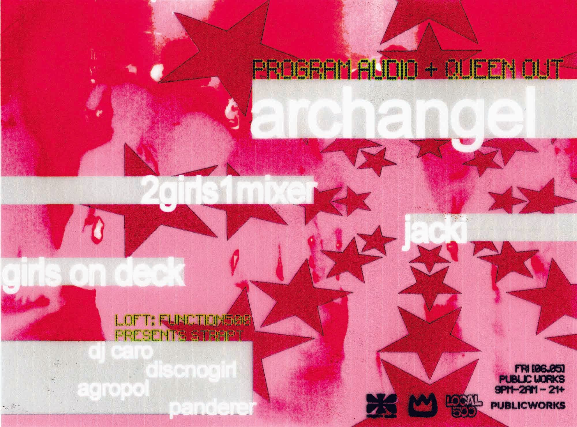 program audio x QUEEN OUT x Public Works: Archangel [NYC]