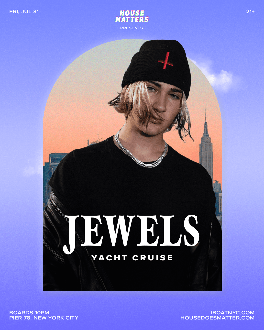 House Matters: Jewels [ Le Yora ] Boat Party [ house music on the Hudson ]