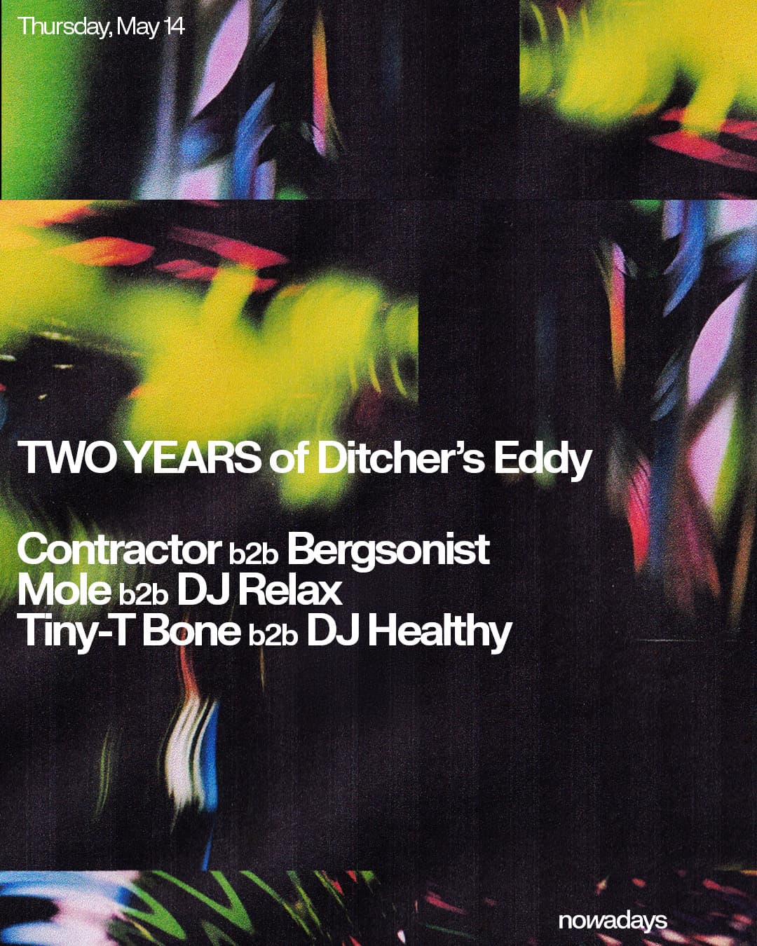 TWO YEARS of ditchers eddy
