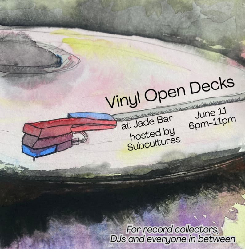 Vinyl Open Decks, hosted by Subcultures