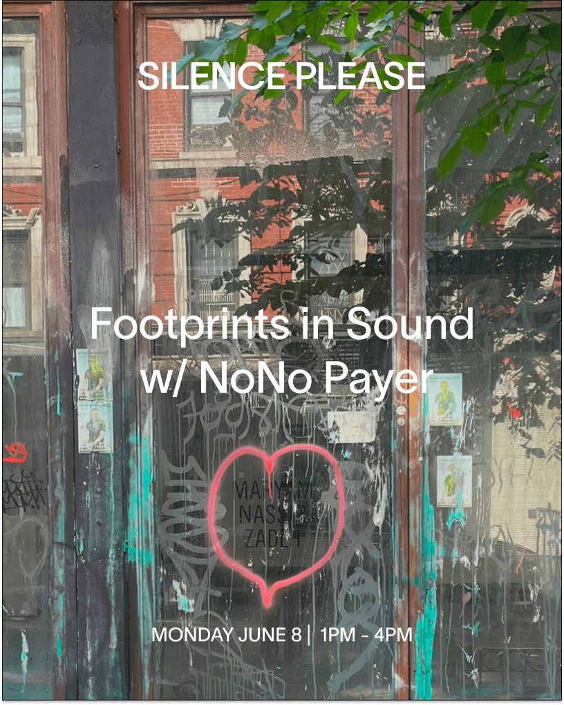 Footprints in Sound with NoNo Payer