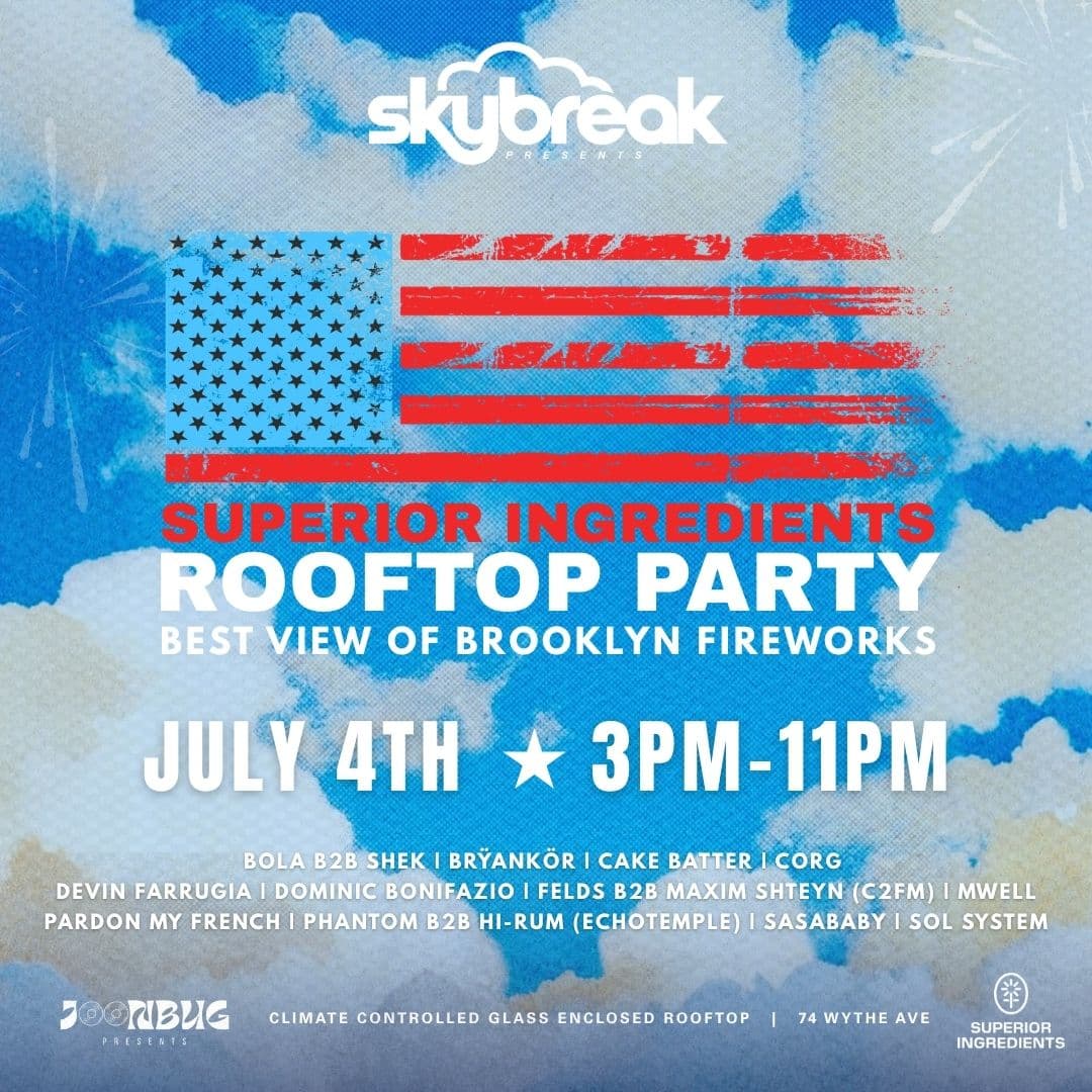 250 Years Elevated: Brooklyn's Biggest July 4th Rooftop Bash
