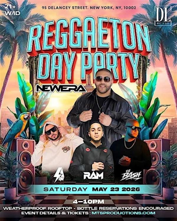 Reggaeton Day Party Rooftop NYC feat. DJ New Era – May 23