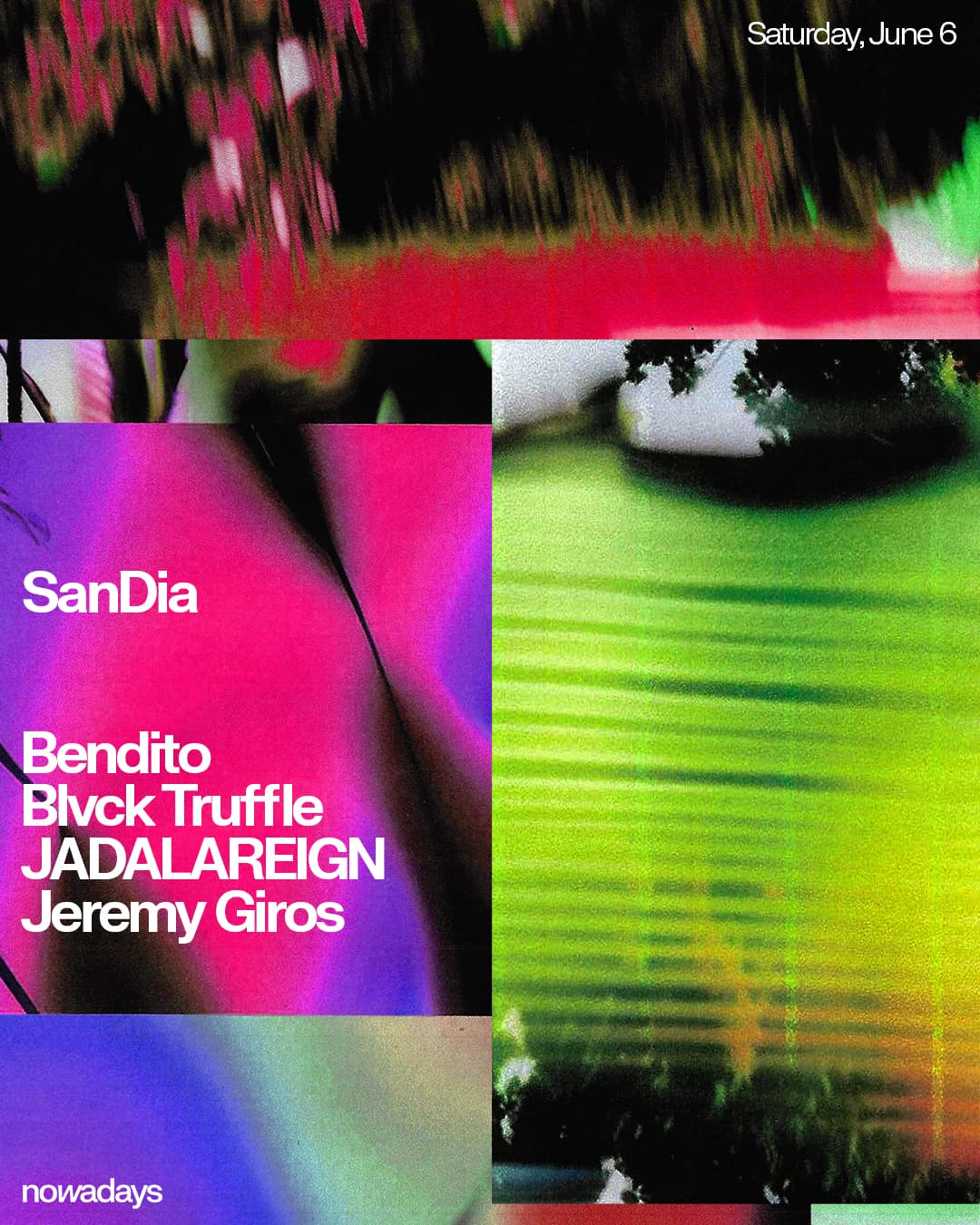 SanDia: Bendito, Blvck Truffle, JADALAREIGN, Jeremy Giros