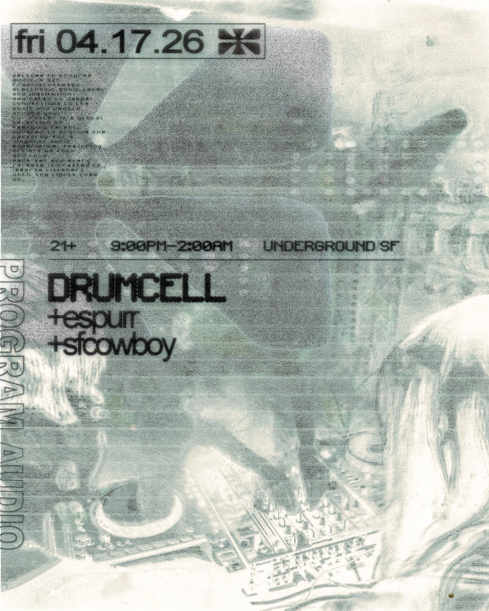 program audio: Drumcell