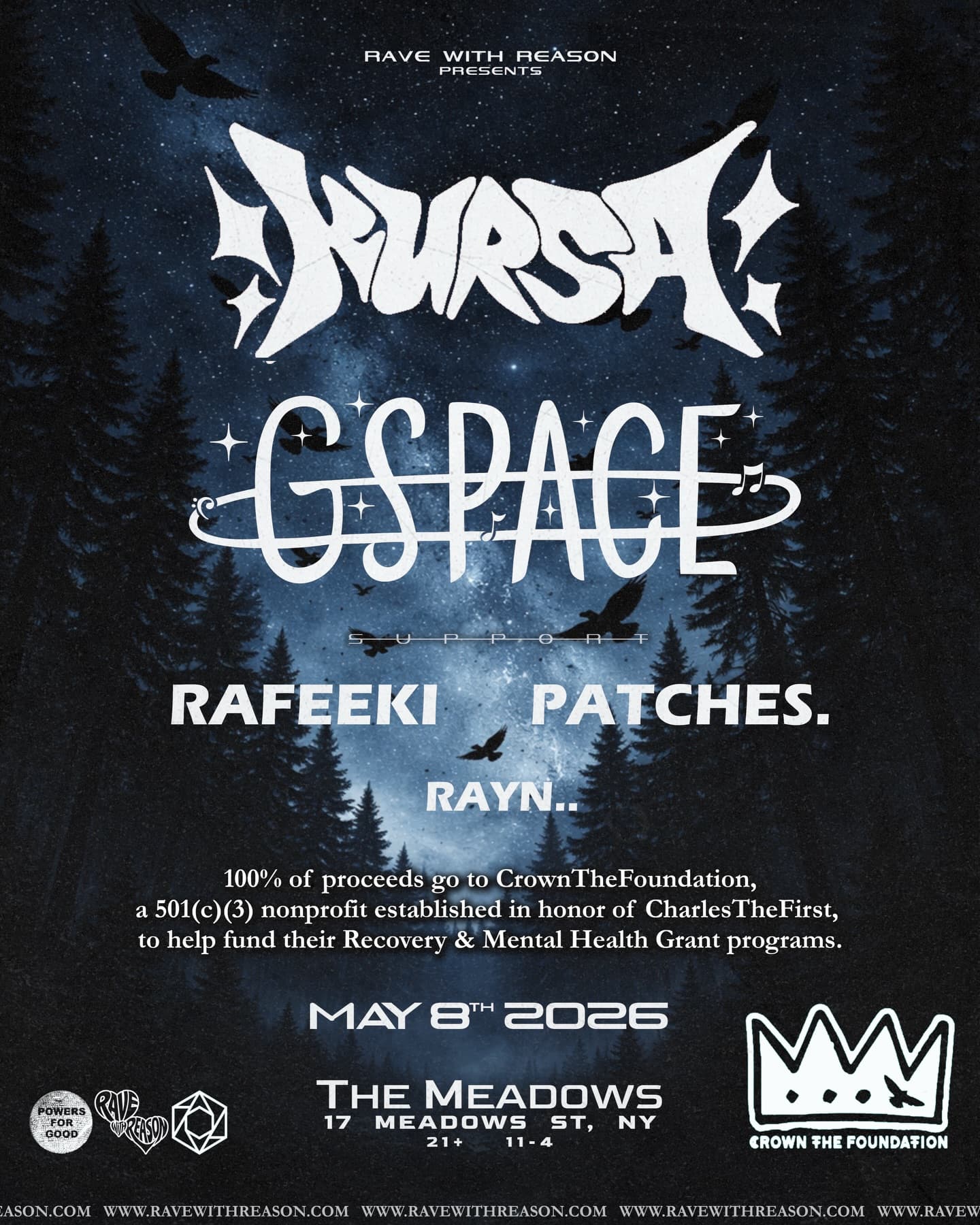 CrownTheFoundation Fundraiser - Kursa, GSpace