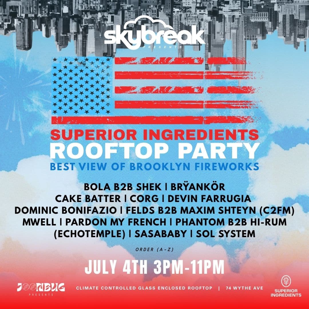 Superior Frequencies: Brooklyn's 250th July 4th Rooftop Takeover