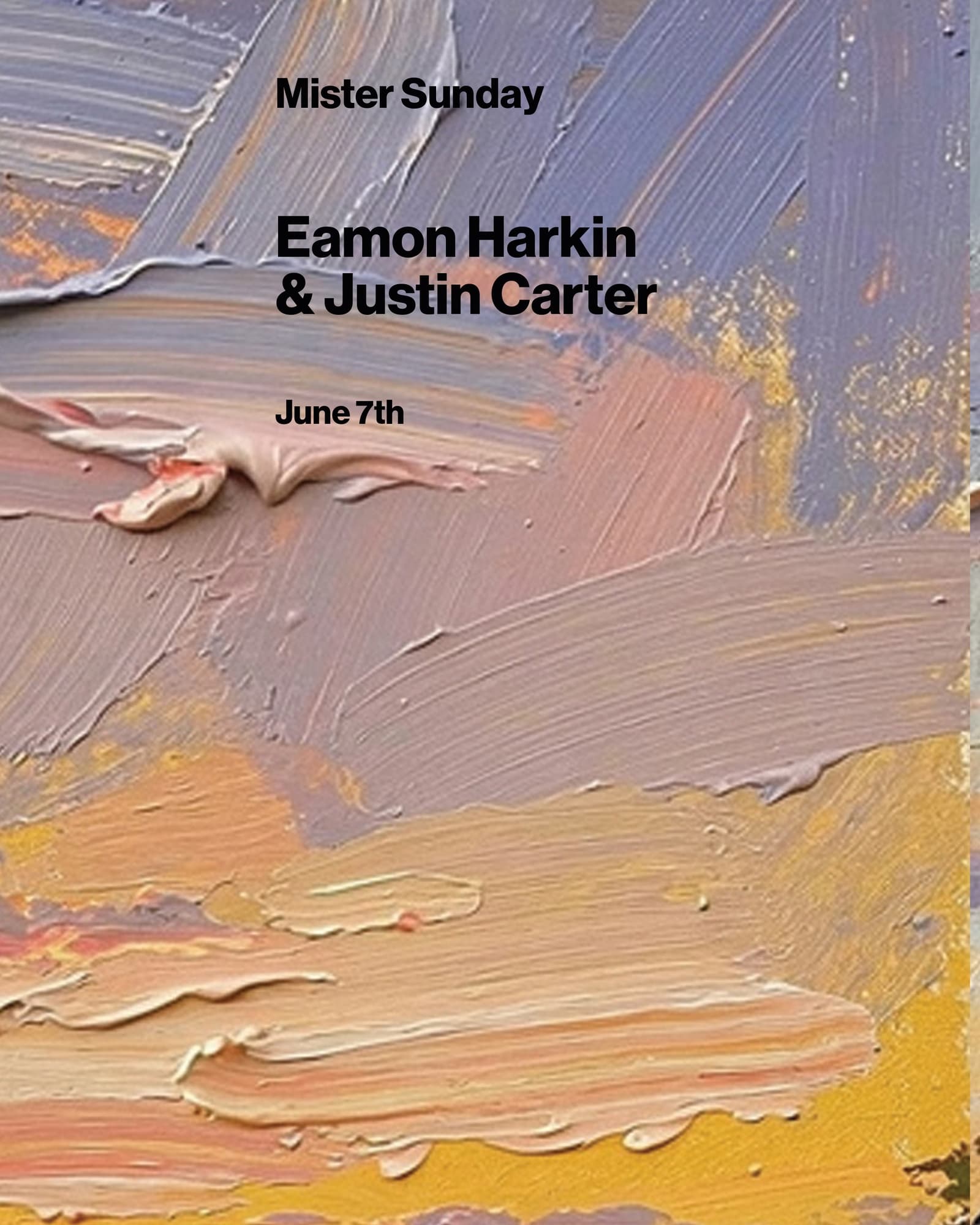 Mister Sunday: Eamon Harkin and Justin Carter